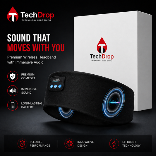 TechDrop Wireless Music Headband